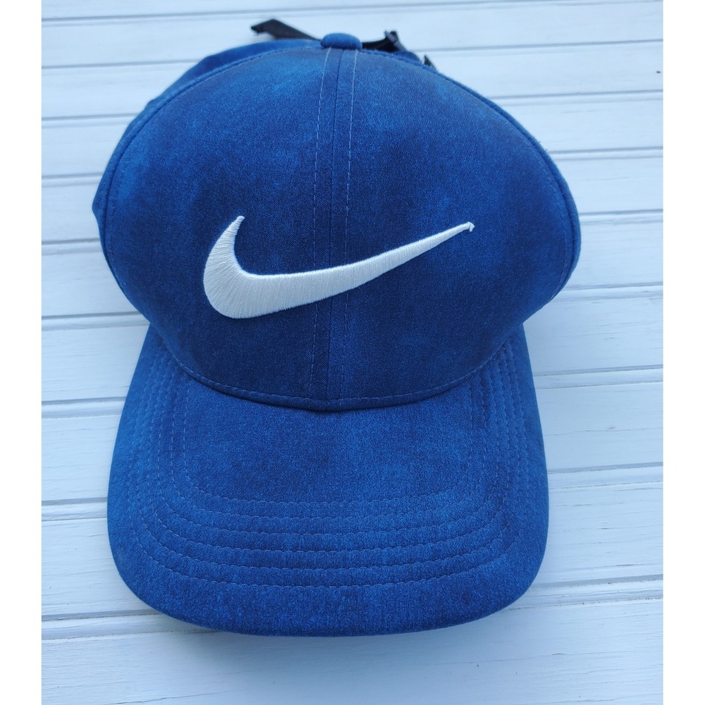 Nike Golf Classic99 Dri-FIT Hat Blue Microsuede Adjustable Strapback Cap